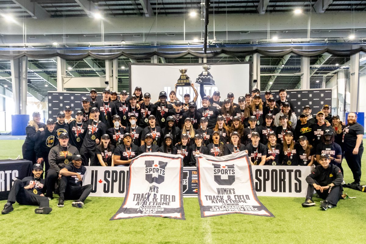 Guelph Gryphons (@guelph_gryphons) on Twitter photo 🏆 For a 4th straight season, it's a banner sweep for <a href="/Gryphontrack/">Guelph Gryphons T&F</a> at the U SPORTS Track & Field Championships!!! 👏
It's the 8th national title in program history for the <a href="/uofg/">University of Guelph</a> men.
6th national title for the U of G women.
#GryphonPride #BannerSeason 🏆 For a 4th straight season, it's a banner sweep for <a href="/Gryphontrack/">Guelph Gryphons T&F</a> at the U SPORTS Track & Field Championships!!! 👏
It's the 8th national title in program history for the <a href="/uofg/">University of Guelph</a> men.
6th national title for the U of G women.
#GryphonPride #BannerSeason