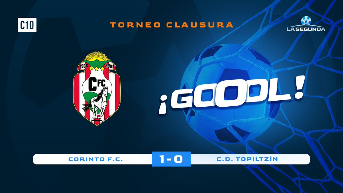 DeportesC10's tweet photo. ⏱ Min 60'
Gol de Melvin Amaya de #CorintoFC que pone el 1-0 sobre #CDTopiltzín.
#LaSegundaxC10🏆⚽️⁸ https://t.co/U6PSuKmgKU