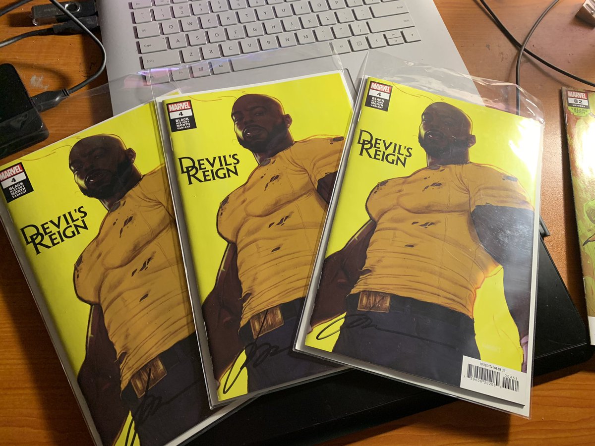 I have three Luke Cage copies signed by me. 
$30+ $15 for shipping . 
If anyone is interested u can DM me on here 