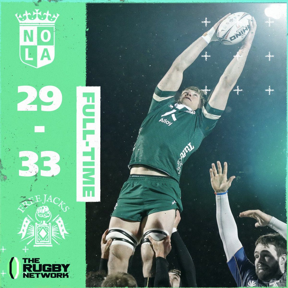 therugbynetwork's tweet photo. I'm not sure about you, but I don't have any fingernails left 💅

What a game! 

#MLR2022 @NEFreeJacks @nolagoldrugby @usmlr https://t.co/WbBq9m2Ibt