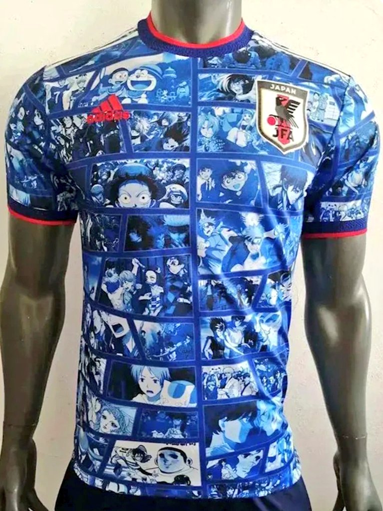 Ya vieron la camiseta de Japón para el mundial? Hágame el hpta favor!