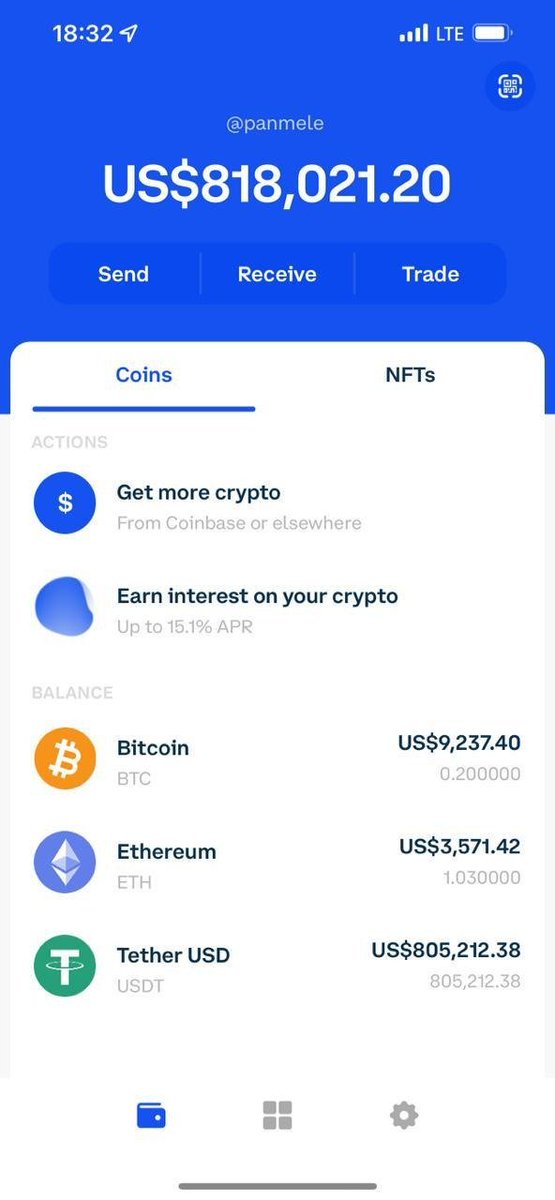 Pamelabtc's tweet photo. @MMCrypto I have 800K  #Trther https://t.co/YHMUZygEJA