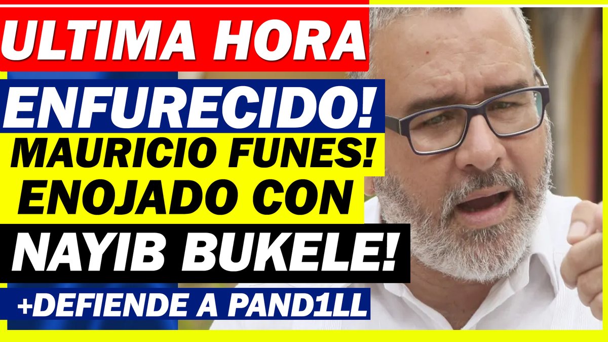 saulmontesfm's tweet photo. #REVIENTA *FUNES REVIENTA CONTRA NAYIB BUKELE POR CAPTURAR A PAND1LLEROS... https://t.co/1l8RJt0iRR a través de @YouTube https://t.co/b85u7oWWxa