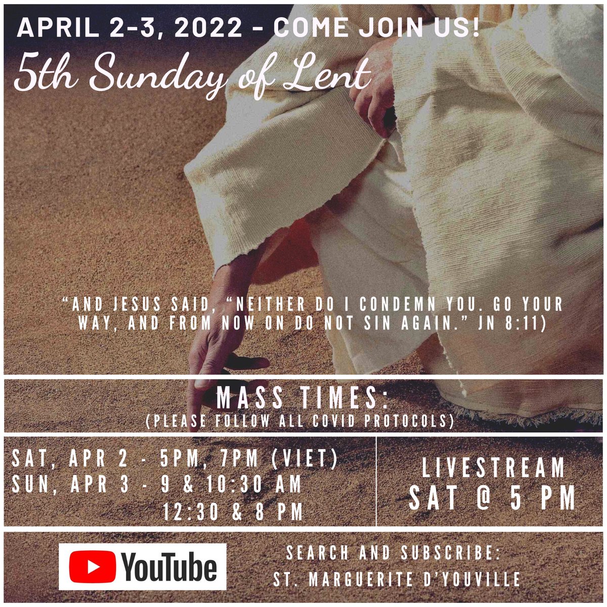 Join us for mass this weekend!