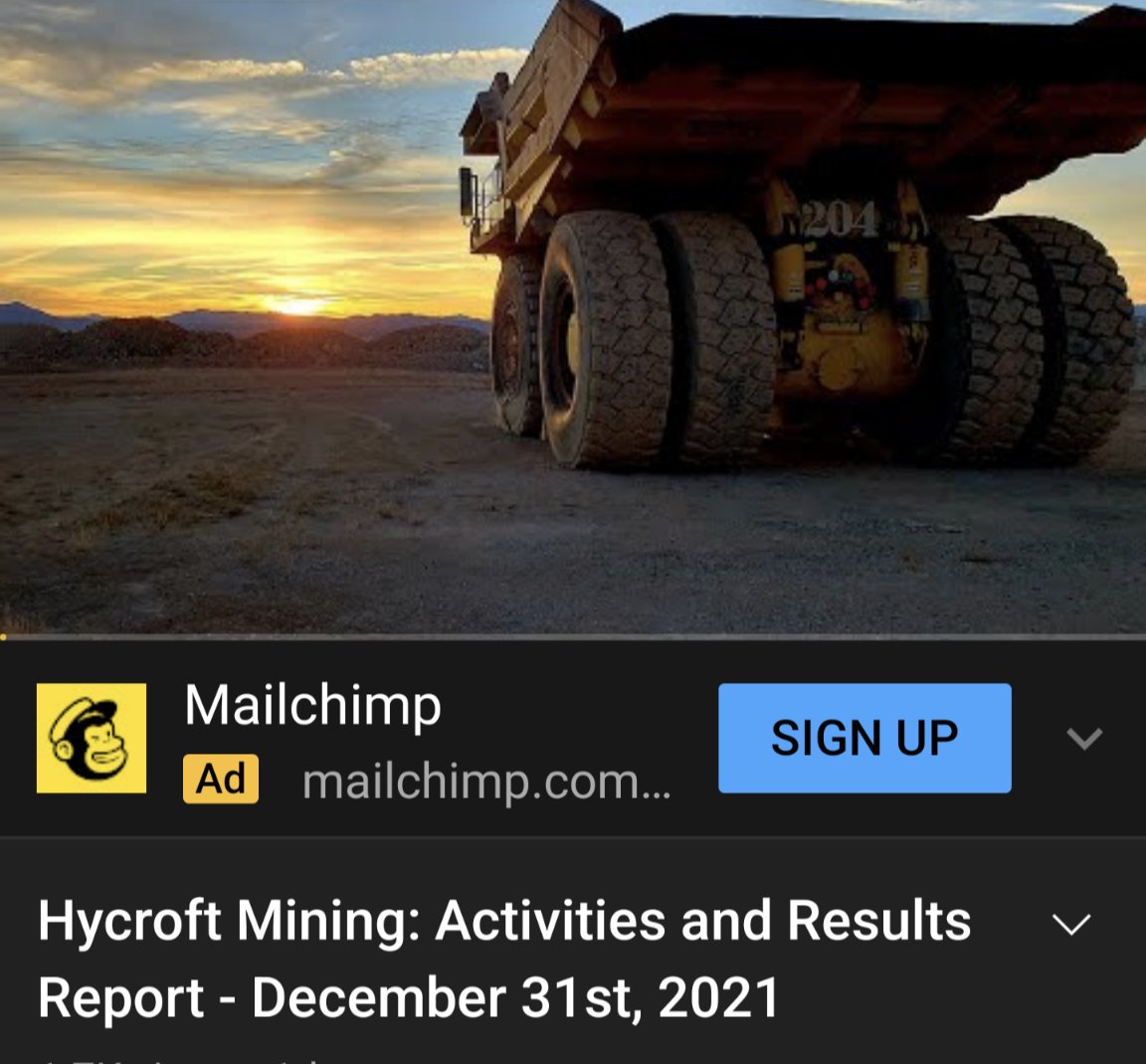 hippie_funny's tweet photo. Sweet synchronicities 👀 the ad has an #Ape in it 🦧😂
The Universe sends us signs and this is #ApishAF
Hycroft Mining $HYMC CEO gives a wonderful update on the explosive Gold & Silver Mining Co $AMC went in on
Nice #RocketPin 🚀 @DianeG_CEO $HYMC
https://t.co/SQmhLG4j2N https://t.co/uzyzaQjPQI