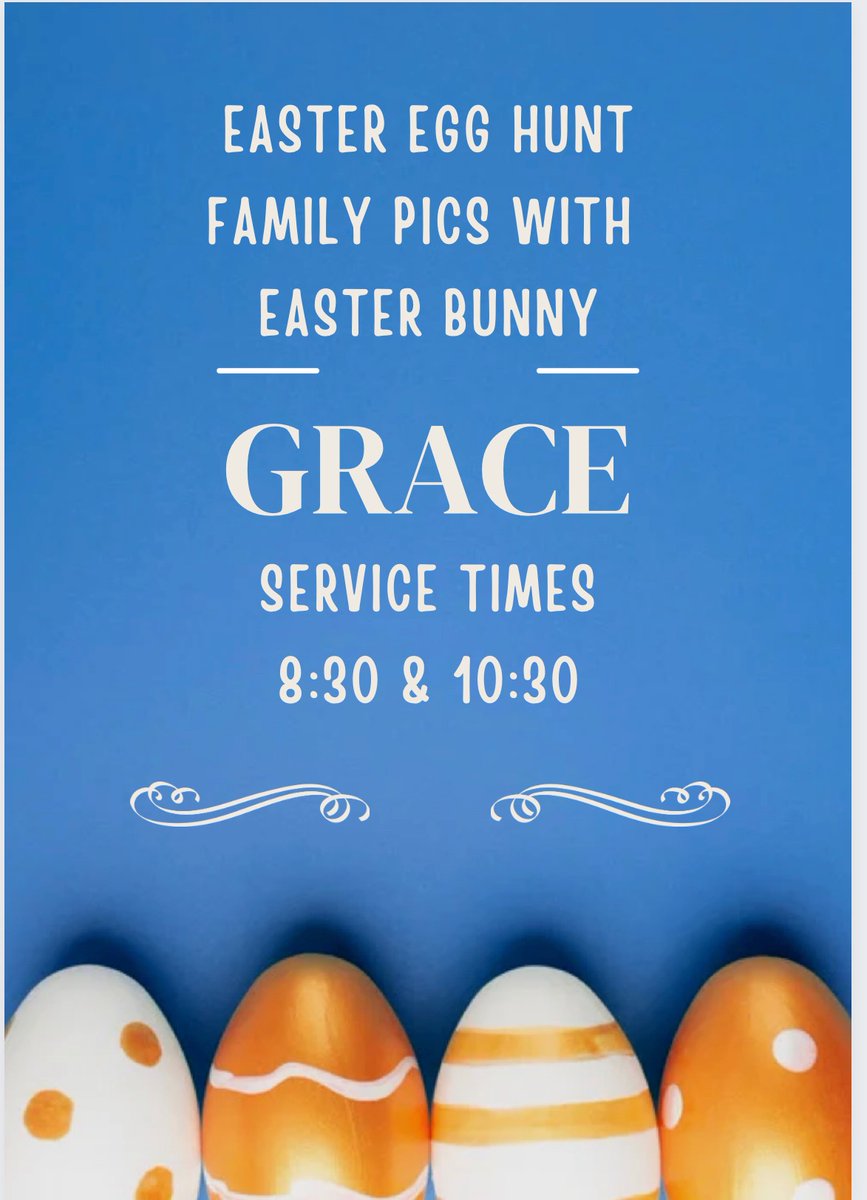 GraceAssemblyCA's tweet photo. We want to invite you to our Easter services. https://t.co/mvwb7sxA5H