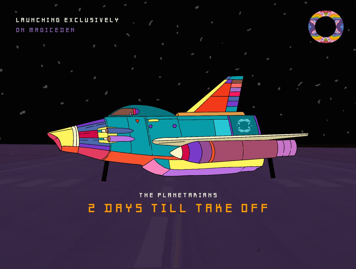 🔭 | 2 Days until we launch into The Outer Cosmos🪐

The Celestials are currently preparing to fuel ⛽️ the spaceship🚀

🛸| First 850 ppl to RT &amp; ❤️ this tweet will be entered into a draw for OG &amp; WL

Make sure to turn on our Notis🔔
Exclusively on the <a href="/MagicEden/">Magic Eden 🪄</a> Launchpad