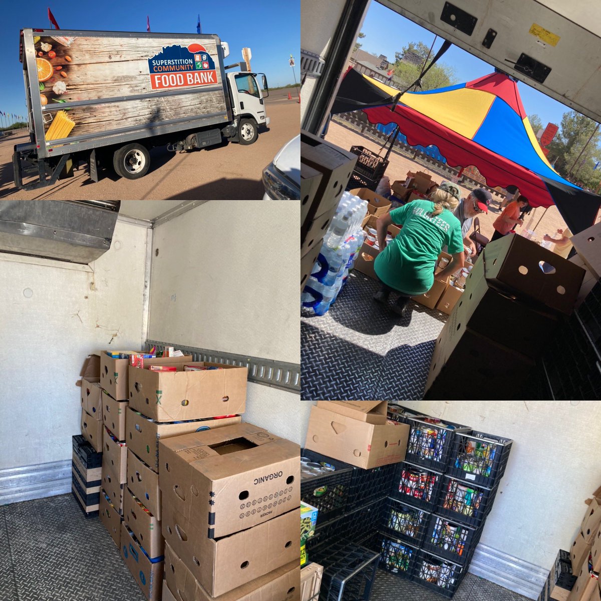 We will be at the Renissance Festival tomorrow. FREE Child admission with 3 cans/non-perishable food donation. 

Our truck is filling up fast. Thank you for supporting SCFB. 

#superstitionfoodbank #renaissancefestival #donatefood #fun