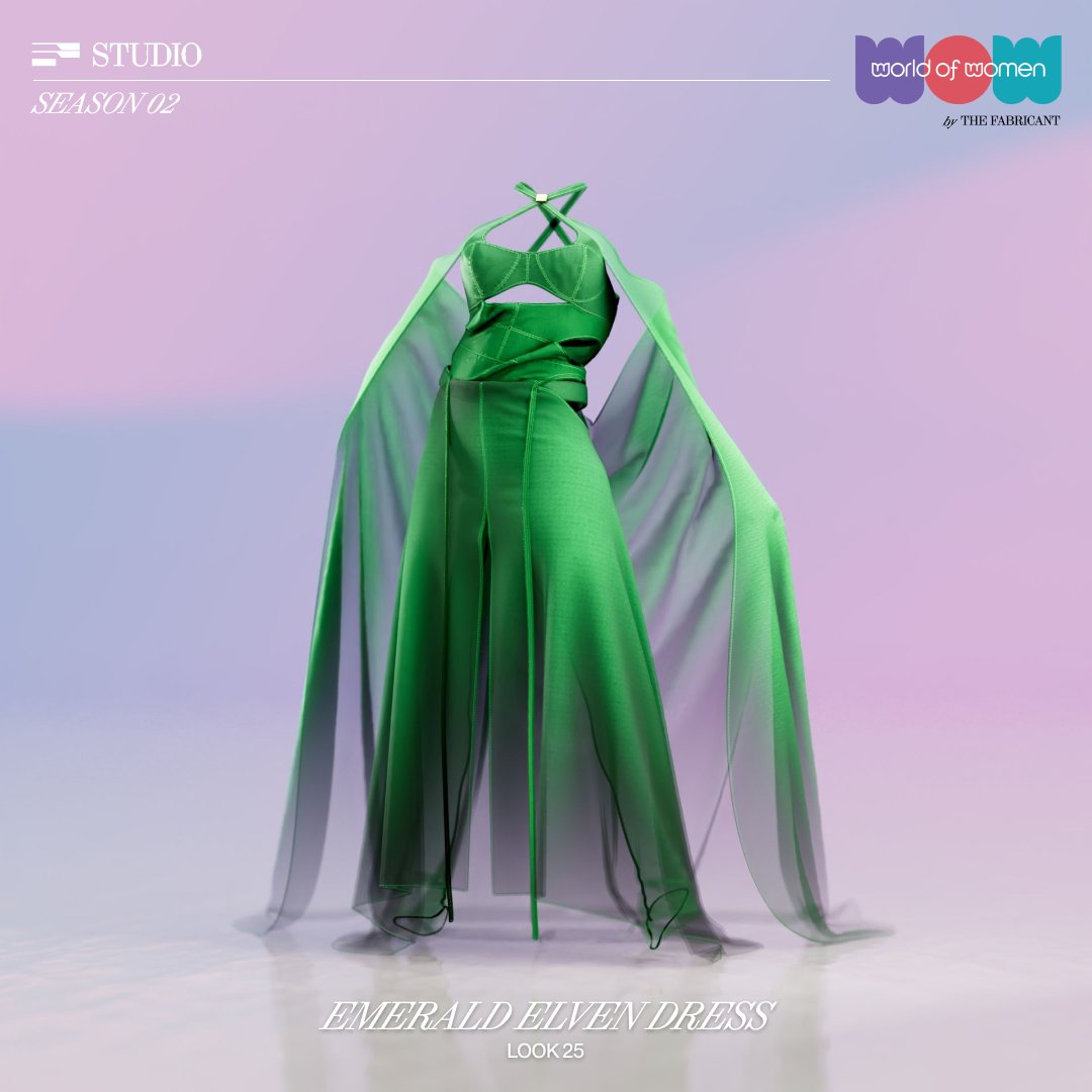worldofwomenxyz's tweet photo. WoW holders: here's your reminder that snapshots📸  for @the_fab_ric_ant will be done tomorrow!

This means that if you own it, this beautiful outfit inspired by WoW will be airdropped to you 🤩
And this is just one of many. Can you imagine what all the garments will look like?🤯 https://t.co/zWgqKXd5US