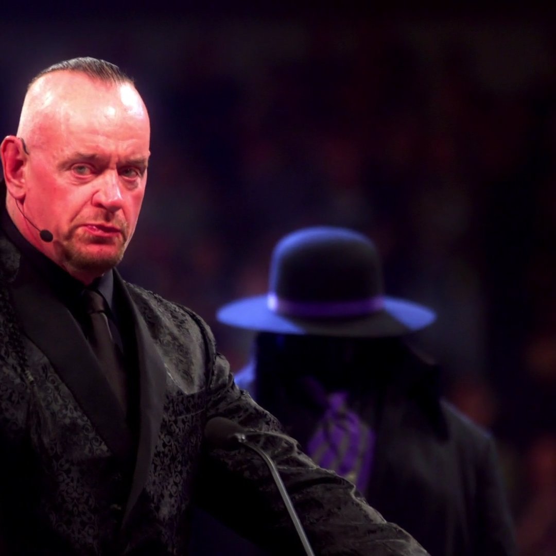 WWE's tweet photo. #ThankYouTaker

@undertaker's legacy just became that much grander after being inducted into the #WWEHOF Class of 2022.

#WrestleMania https://t.co/hZg1Lw3IWu