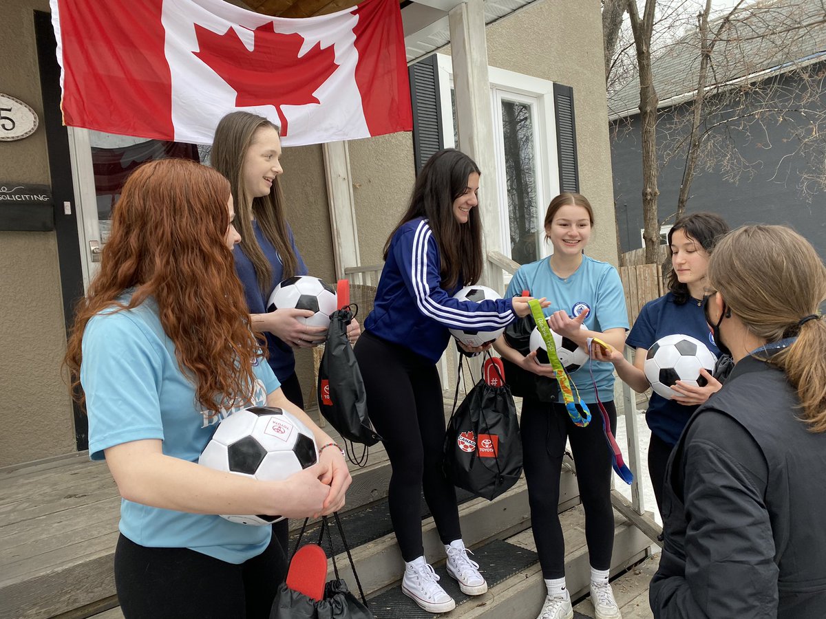 Amazing day! Met the <a href="/stephlabbe1/">Stephanie Labbé</a>!! Excited to watch <a href="/CANWNT/">CANWNT</a> vs Nigeria, thank you to <a href="/ToyotaCanada/">Toyota Canada</a> <a href="/CanadaSoccerEN/">Canada Soccer</a> for the experience and merch🔥⚽️🇨🇦                                     #ToyotaLIVE #CANMNT