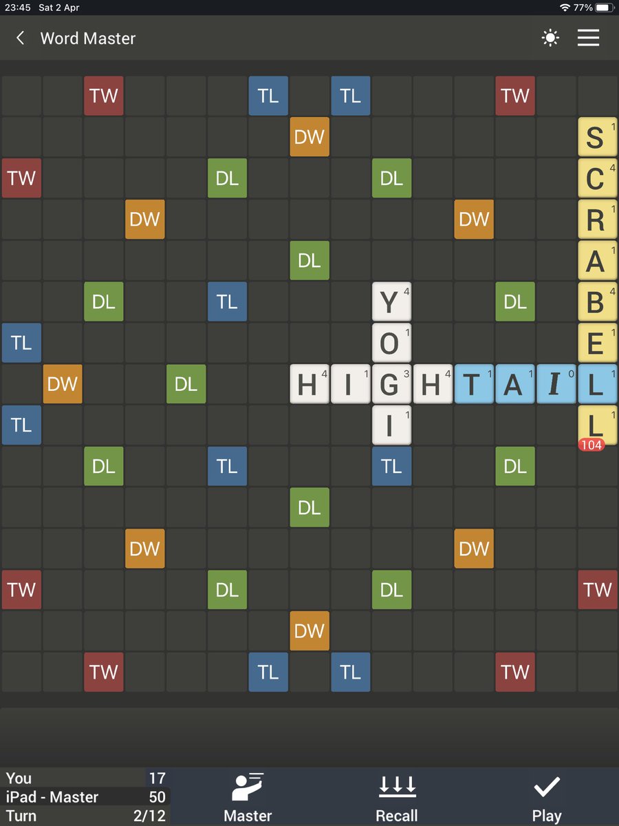 So near, yet so far! 😂 #scrabble #iwasrobbed #triedmybest