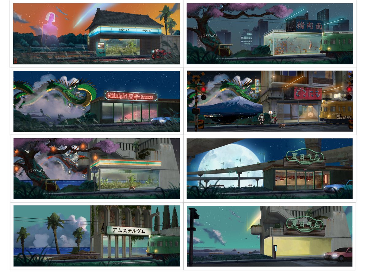Apo__strophe's tweet photo. In honor of the #midnightbreeze pump today, I'd like to share my beautiful collection. All of these are close to my heart and they tell different haunting stories. @dutchtide bro, your art makes me happy. Thank you.
Feel the breeze... https://t.co/wFYug9s5gt