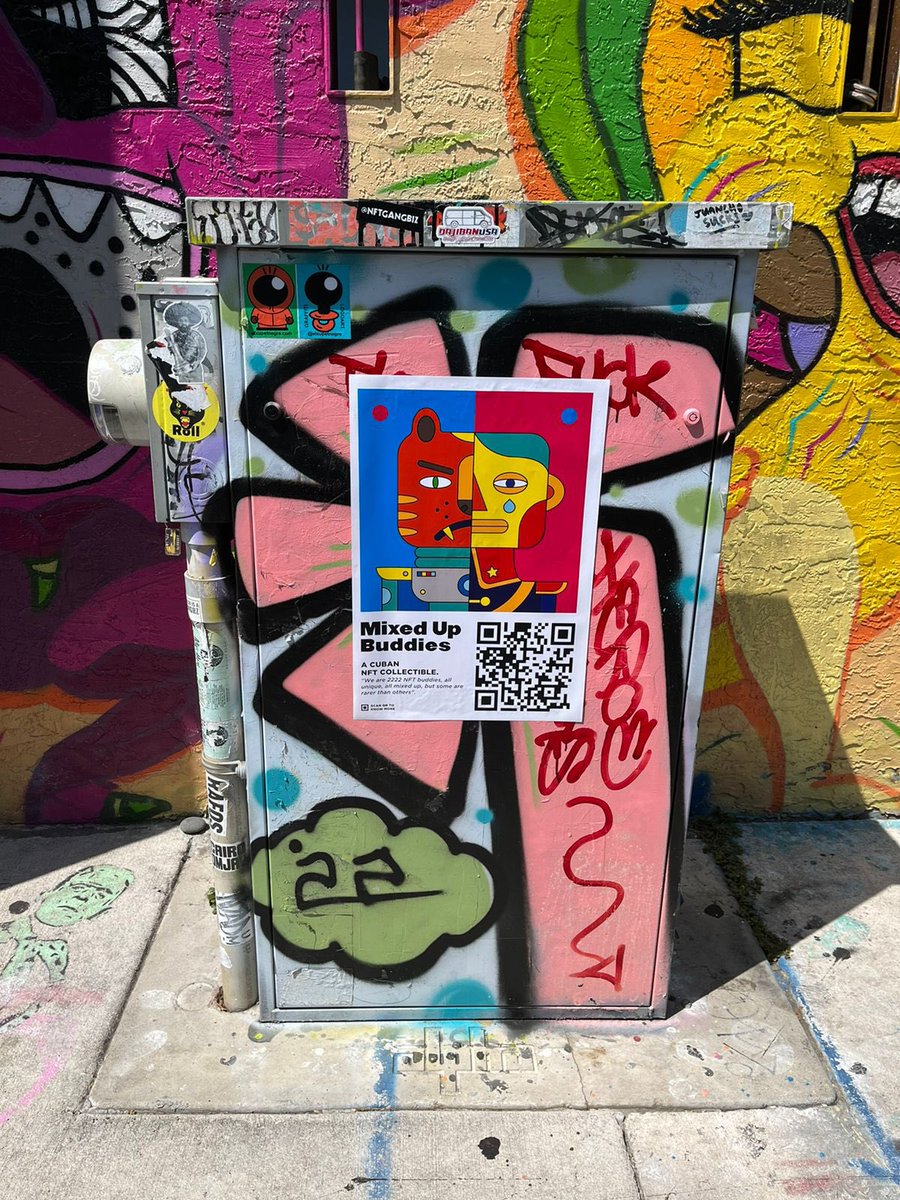 MixedUp_Buddies's tweet photo. The buddies at Wynwood #MiamiNFTWeek https://t.co/4lqawXkUlO