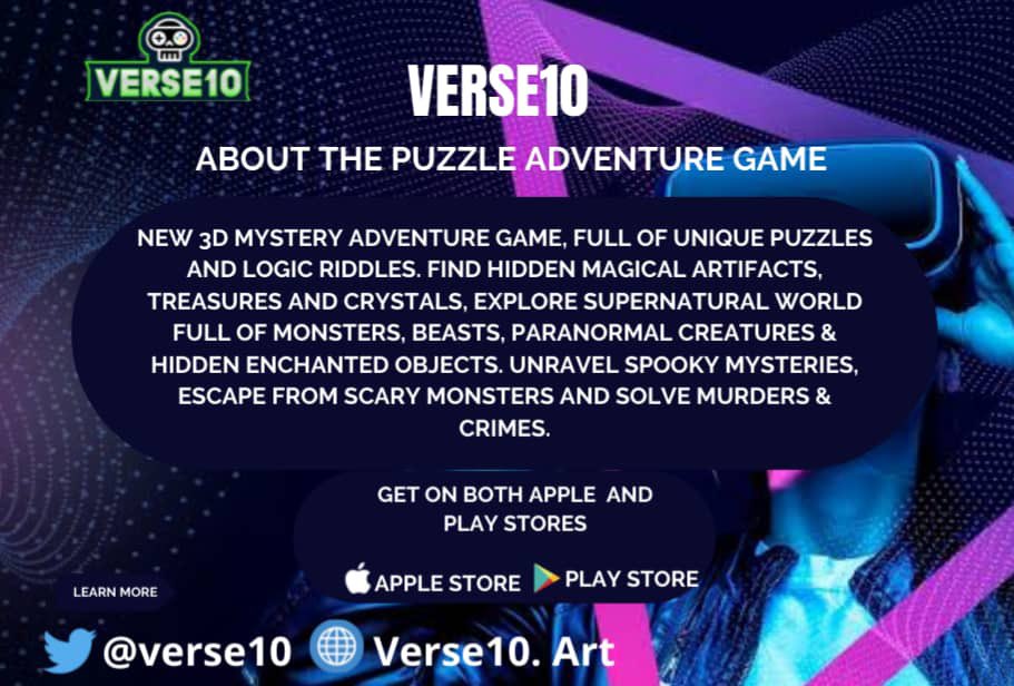 peter__jessy0's tweet photo. Enjoy the best experience on the #metaverse thanks to #VRBOT on @Verse10_
#Verse10 is bringing transparency to the metaverse being the first metaverse project building a verification and ownership lock protocol for virtual arts and assets. ✅✅ https://t.co/ZyuTeZaiC3