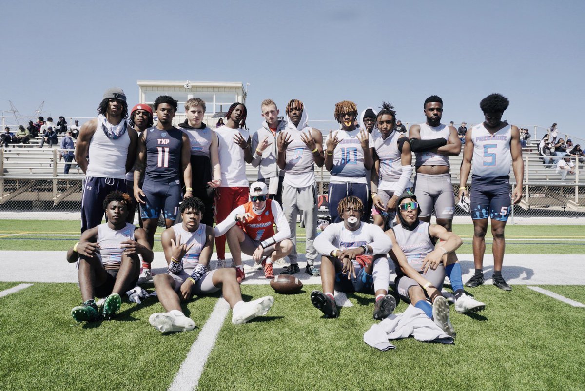 Brought some pressure today! Proud of y’all boys, gotta turn it up a notch tomorrow 💎🔥 <a href="/TXPressureDTX/">TXPDTX</a> <a href="/TxPressure/">Texas Pressure 7v7</a> <a href="/Cardoo___/">Cardo Riascos</a> <a href="/DezScott/">Dez</a> <a href="/jamarionclark2/">Jamarion “JC “ Clark</a> <a href="/JamaalHallJr/">Jamaal Hall II</a> <a href="/Lon7ll/">Lonell Cunningham II</a> <a href="/DrewDenton10/">Drew Denton</a> @Richardadeniyi9 

<a href="/CKennedy247/">Collin Kennedy</a> 
<a href="/DRSportz_/">DR Sportz - Dedication & Respect</a>