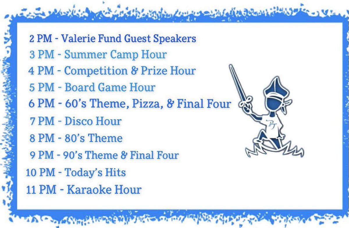 PLCKCUSACK's tweet photo. Let’s go students, get out of the dorm and your house and support Piratethon and The Valerie Fund! @SetonHall @SHU_SAB @BlueBeardArmy @PirateThon @SetonHallSGA @SHUleadership @hallBusiness https://t.co/4WWcWD457S