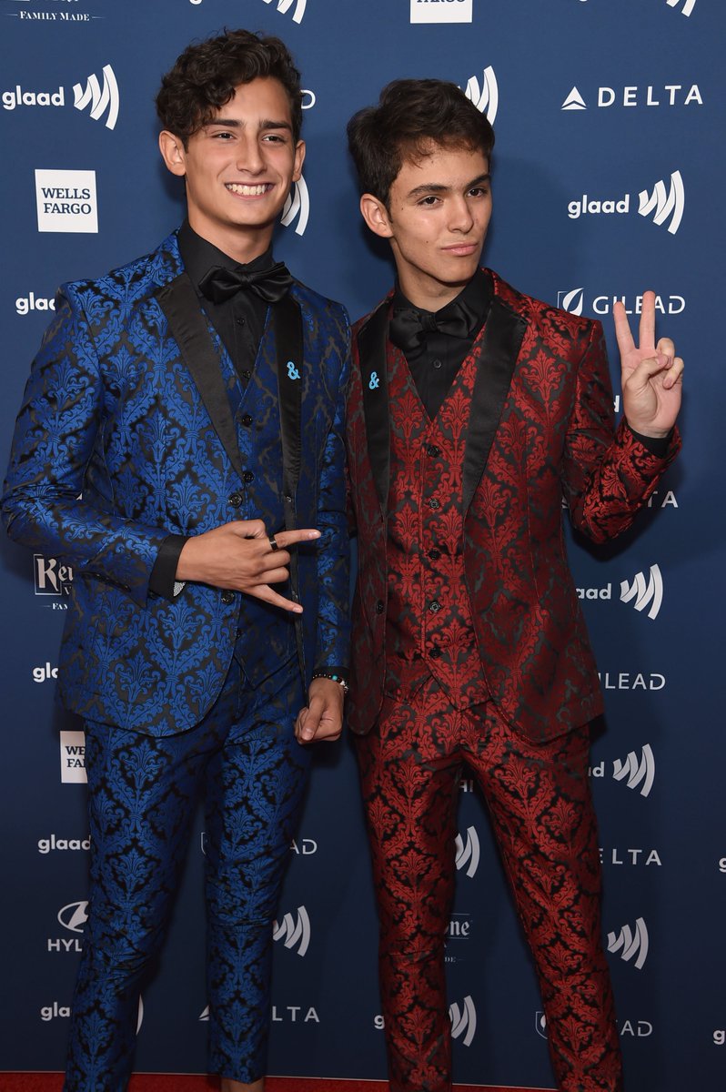glaad's tweet photo. Last time we were in person for the #GLAADawards, Aristemo took the red carpet by storm. https://t.co/LHCVLHTs3L