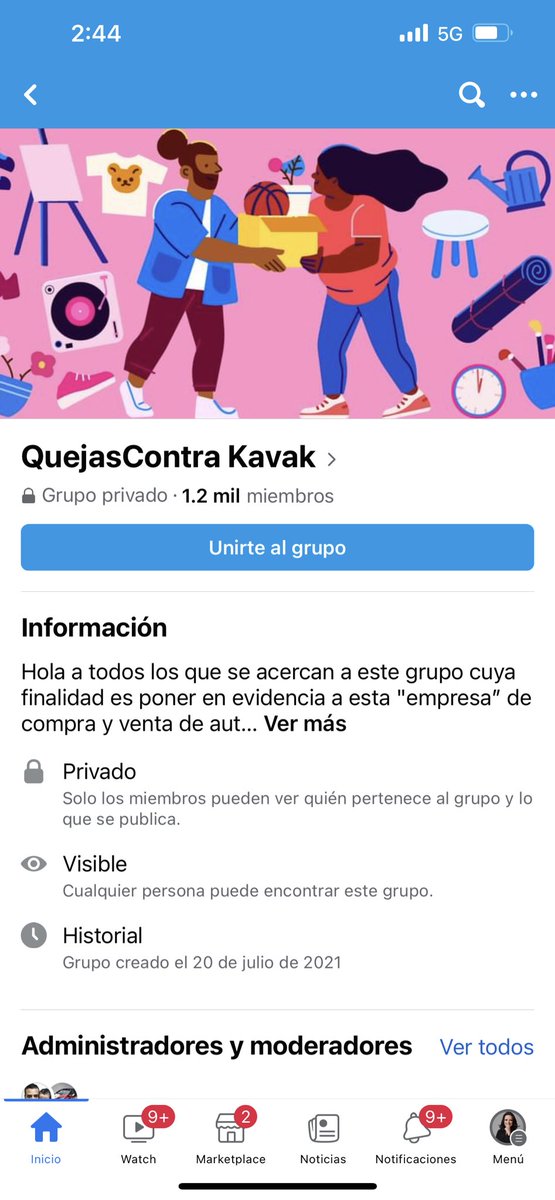 Es tan malo el servicio en Kavak que hasta existen grupos en Facebook de su mal servicio 🤦🏻‍♀️🤦🏻‍♀️🤦🏻‍♀️