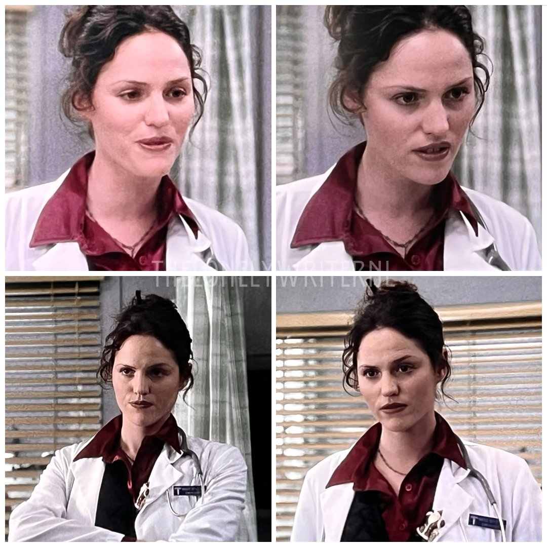 LonelyWriterNL's tweet photo. Jorja Fox as Maggie Doyle in ER. In this episode Maggie reminded me of Sara 🙈. #jorjafox #maggiedoyle #ER #S3 #homelessfortheholidays https://t.co/8cS7TsCNPH
