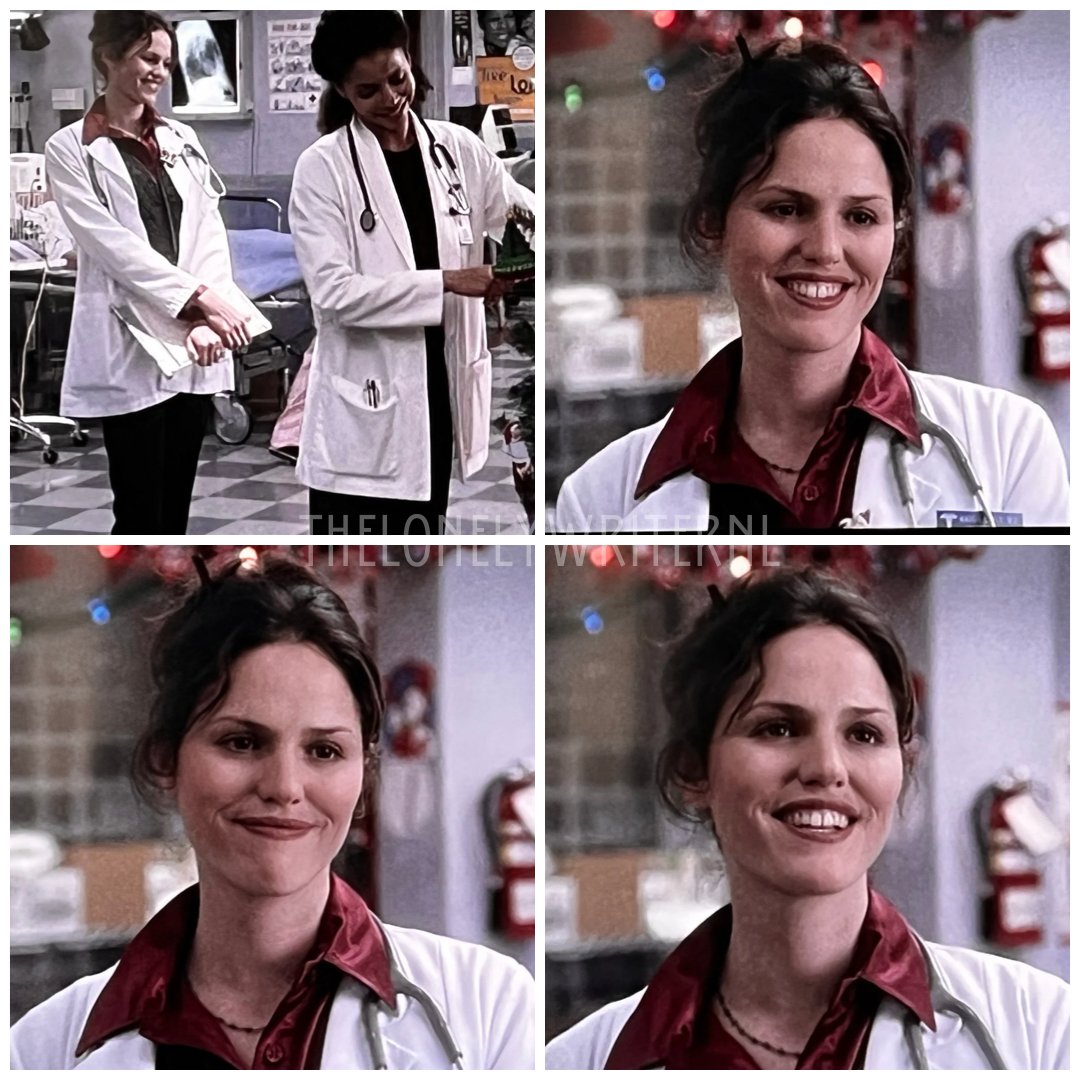 LonelyWriterNL's tweet photo. Jorja Fox as Maggie Doyle in ER. In this episode Maggie reminded me of Sara 🙈. #jorjafox #maggiedoyle #ER #S3 #homelessfortheholidays https://t.co/8cS7TsCNPH