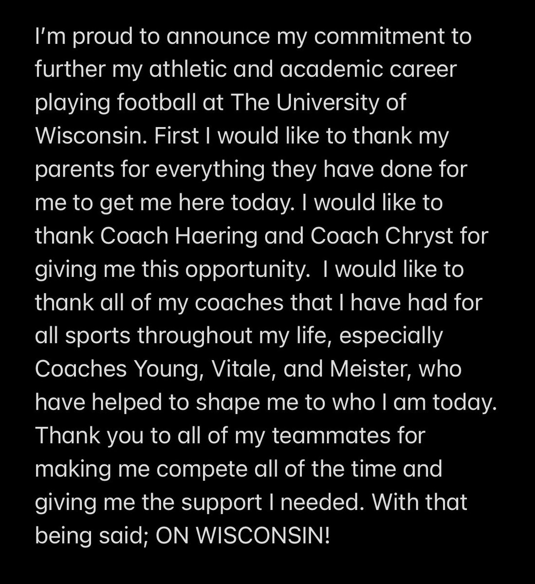 Committed!