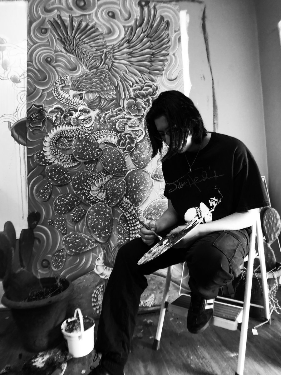 “Corazón Espinado” 

8x4ft aluminum panel