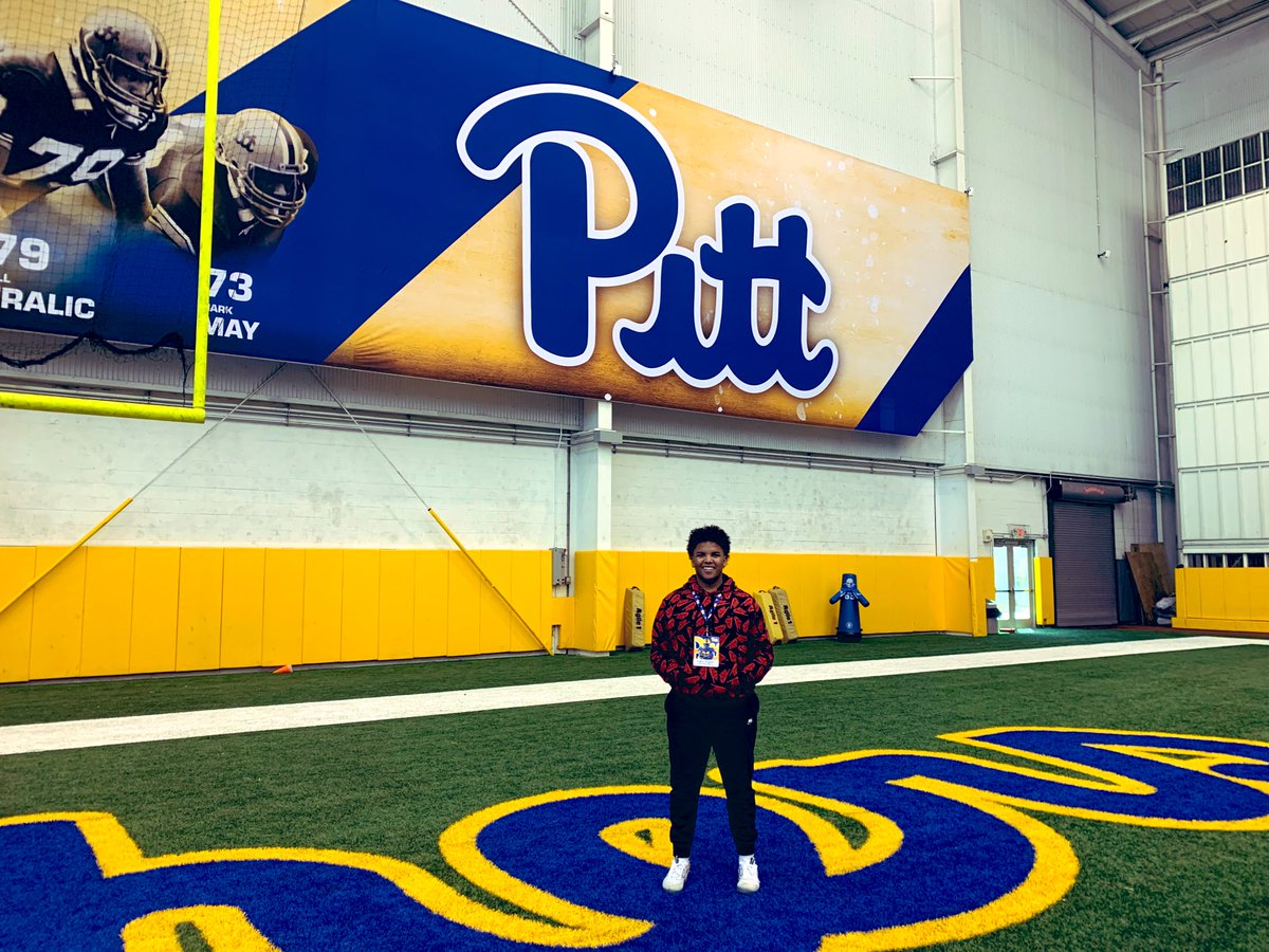 jaden_wiggins's tweet photo. Had great day visiting @Pitt_FB and watching them practice what an amazing coaching staff &amp; program.  Thanks to coach @CoachDuzzPittFB @CoachPartridge @CoachTimSalem @_cgallagher #H2P https://t.co/SswwAKHa6B