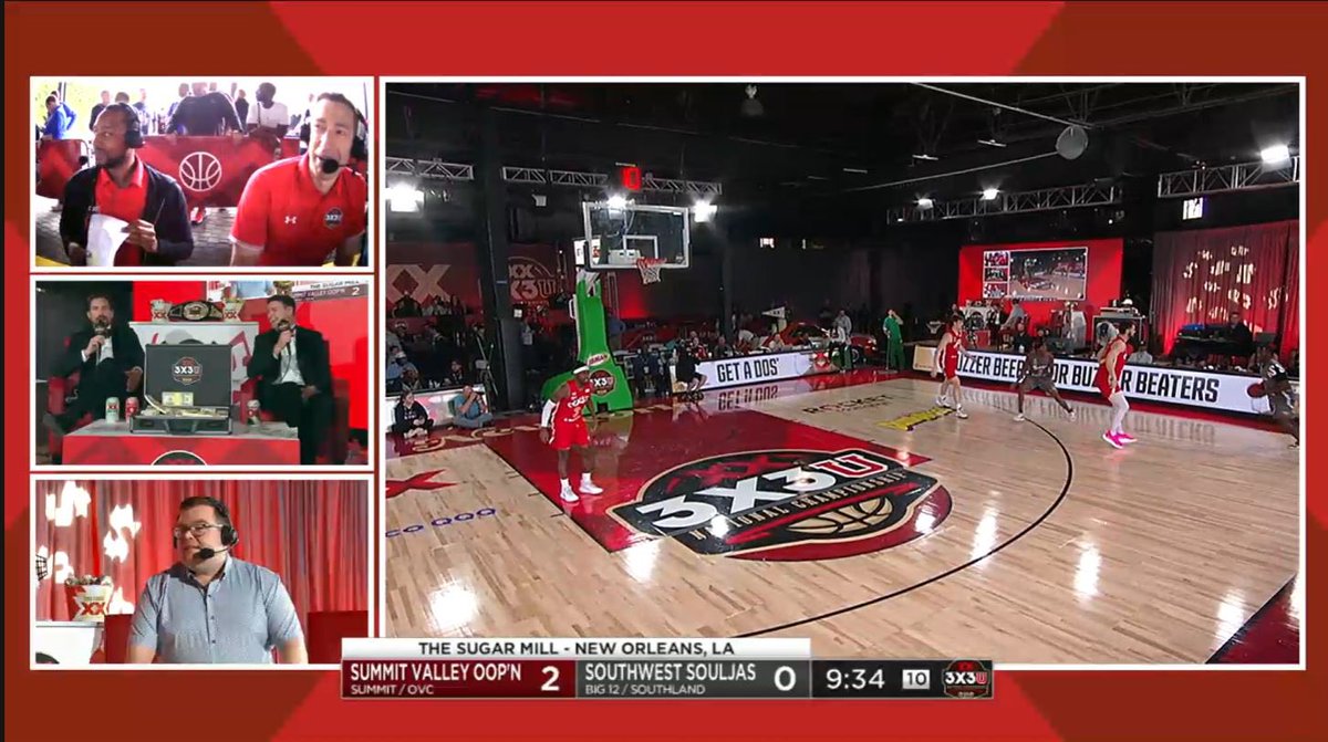 RossPS_'s tweet photo. VIP guest @John_Fanta stopped by to talk hoops with @the_realkylem @RobbieHummel @tatefrazier @clubtrillion โ Producer Jon Graff at #3x3U #FinalFourWeekend https://t.co/g8a8WWWTqC