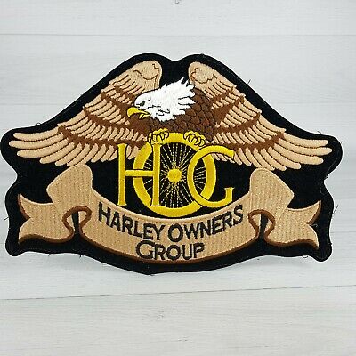 bonusgla's tweet photo. Harley Davidson Owners Group HOG Motorcycle Embroidered Patch Eagle 11 x 7" https://t.co/zKuXmiY3Sl https://t.co/b2IrTNeI0y