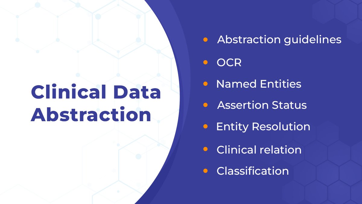 JohnSnowLabs's tweet image. John Snow Labs provides with an entire Clinical Data Abstraction solution

Learn more about our solution: johnsnowlabs.com/clinical-data-…  

#AutomaticClinicaDataAbstraction #TextProcessing #TextMiming #AI #digitalhealth #lifescience #healthcareai #sparknlp #sparkocr