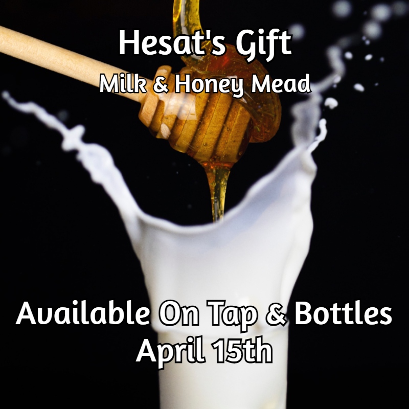 SnFMeadery's tweet photo. Returning April 15th! The gift of Milk & Honey! 🥛🍯
.
.
.
.
#scaleandfeathermead #scaleandfeather #mead #milkandhoney https://t.co/lid0ZGcLtQ