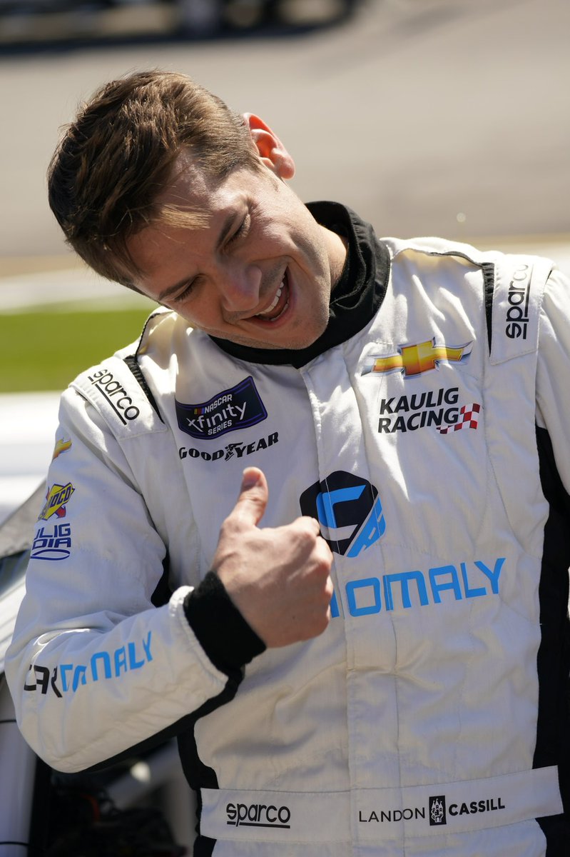 KauligRacing's tweet photo. And while you’re at it, welcome @landoncassill to the top-10 too!

The @carnomaly Chevy is up to P9!

#ToyotaCare250 | #TrophyHunting https://t.co/GLz8qZ5yQq
