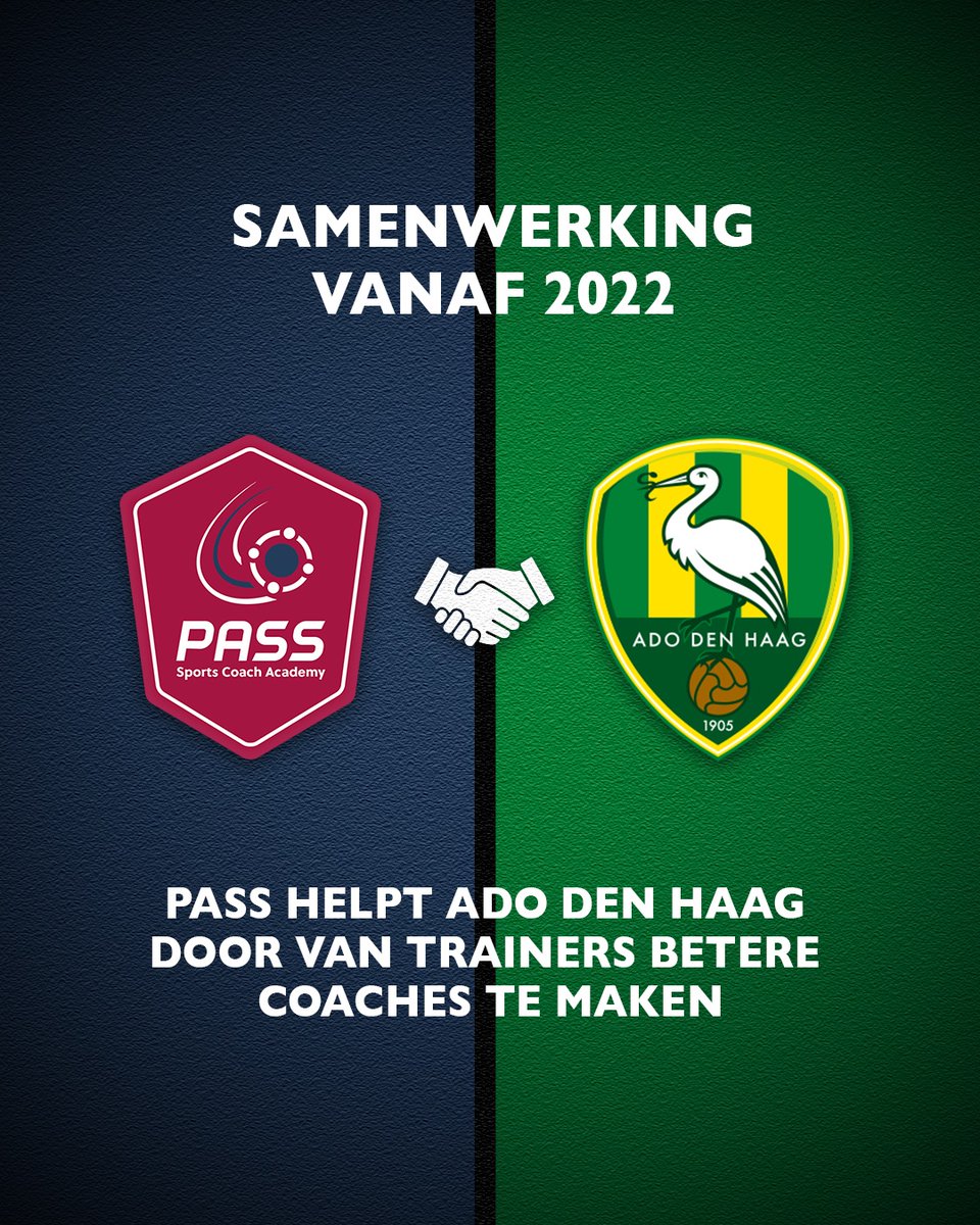 Vanaf maandag as leiden we de jeugdtrainers van <a href="/ADODenHaag/">ADO Den Haag</a> op in coaching van hun teams. 

Zin in! 😁

#teamontwikkeling #coaching #voetbaltrainer #ontwikkelen #sportcoach