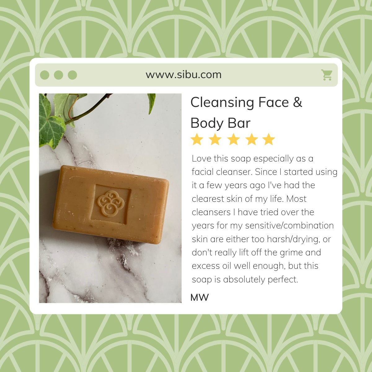 Our Face &amp; Body Bar is specially formulated to melt away excess sebum, oils and bacterias without stripping your skin of moisture 💧