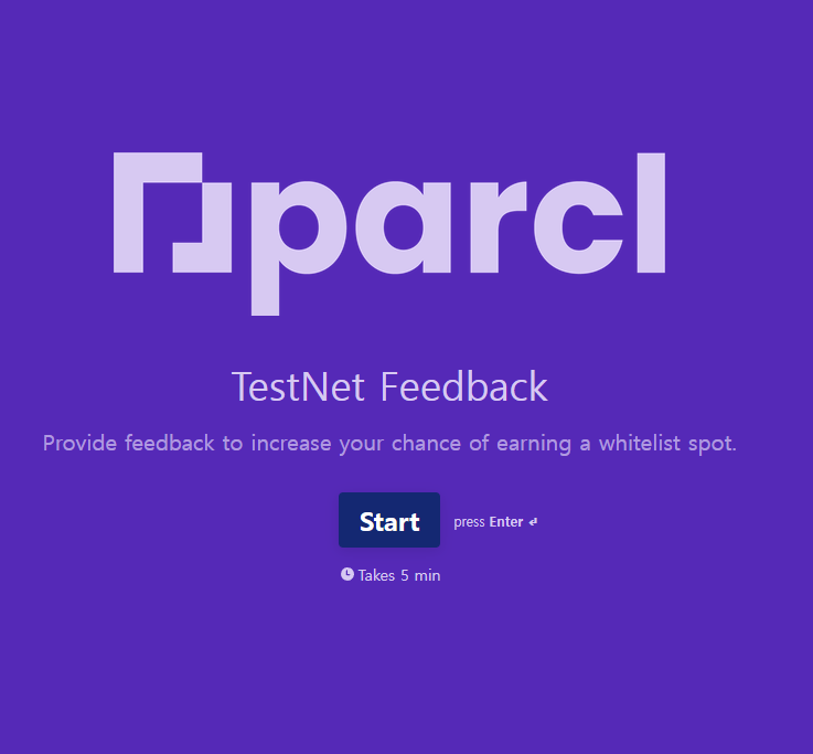 testnobi's tweet image. 5. Parcl Survey
#TestNetFeedback