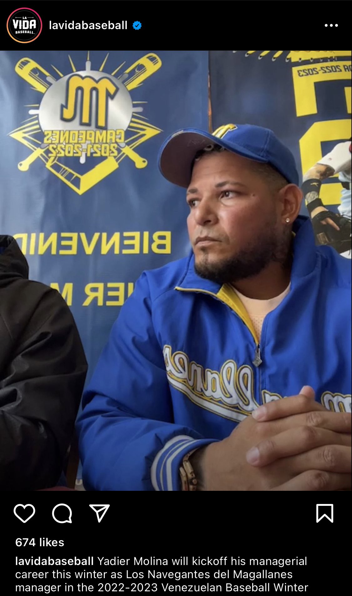 Derrick Goold on X: Manager Molina. Press conference today to