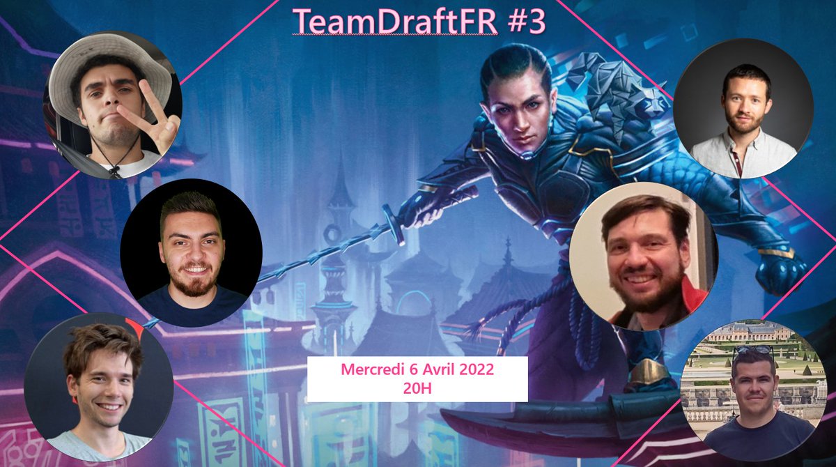 TeamDraftFR's tweet photo. Les challengers sont au complet ! @val_pl_mafr, @Lanceleau22 et @LelandPalmerMTG affronteront @Towpypy, Valavoir et @MartinKerguelen mercredi à 20h!
Rendez-vous sur https://t.co/vaGEyS9kXZ, https://t.co/xQf9iuAyts et notre toute nouvelle chaîne https://t.co/5w5qpx4Y1t https://t.co/dCYnLsezfh