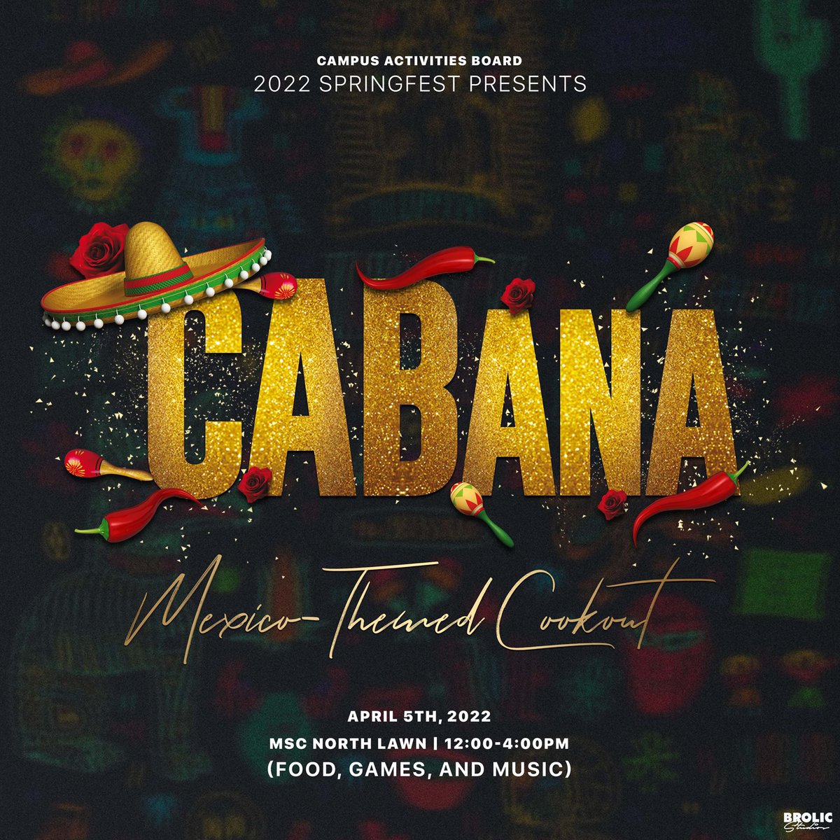 PVAMUCAB_'s tweet photo. We’re traveling to Mexico! 🇲🇽
CABana… an event you won’t forget! 💃
April 5, 2022 | 12-4 PM | MSC North Lawn
#Flight1876✈️ https://t.co/O5Gk5X06Fb