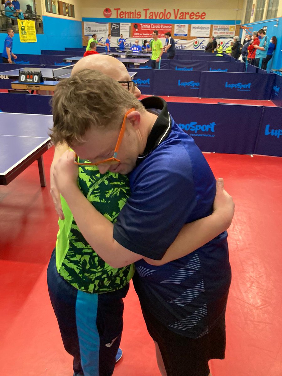 AnnaMariaEccola's tweet photo. Oggi, per la 6^ volta, il "meraviglioso"#MatteoGiomo si conferma campione italiano di tennis tavolo alla rassegna #Fisdir di Varese. Complimenti, Campionissimo! #MioCugggino https://t.co/DlEIvAa6NQ
