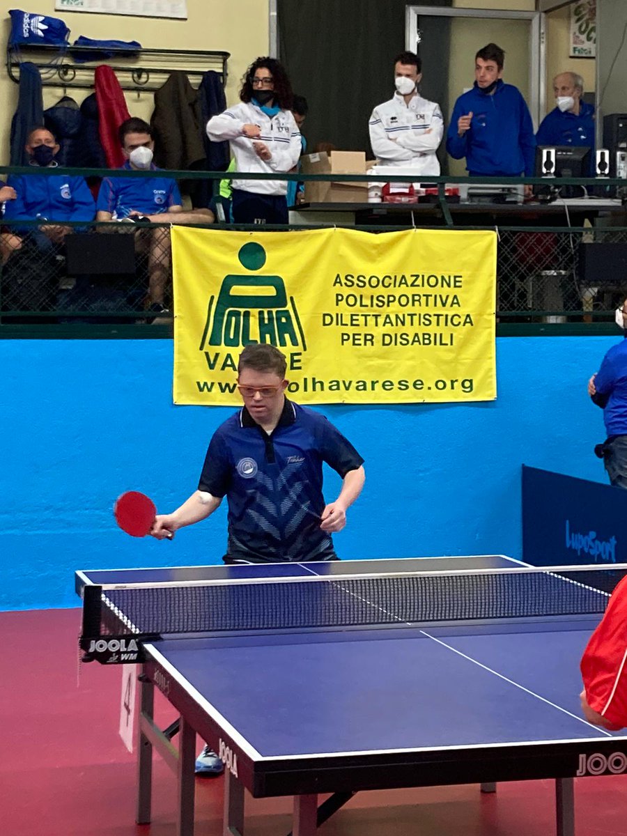AnnaMariaEccola's tweet photo. Oggi, per la 6^ volta, il "meraviglioso"#MatteoGiomo si conferma campione italiano di tennis tavolo alla rassegna #Fisdir di Varese. Complimenti, Campionissimo! #MioCugggino https://t.co/DlEIvAa6NQ