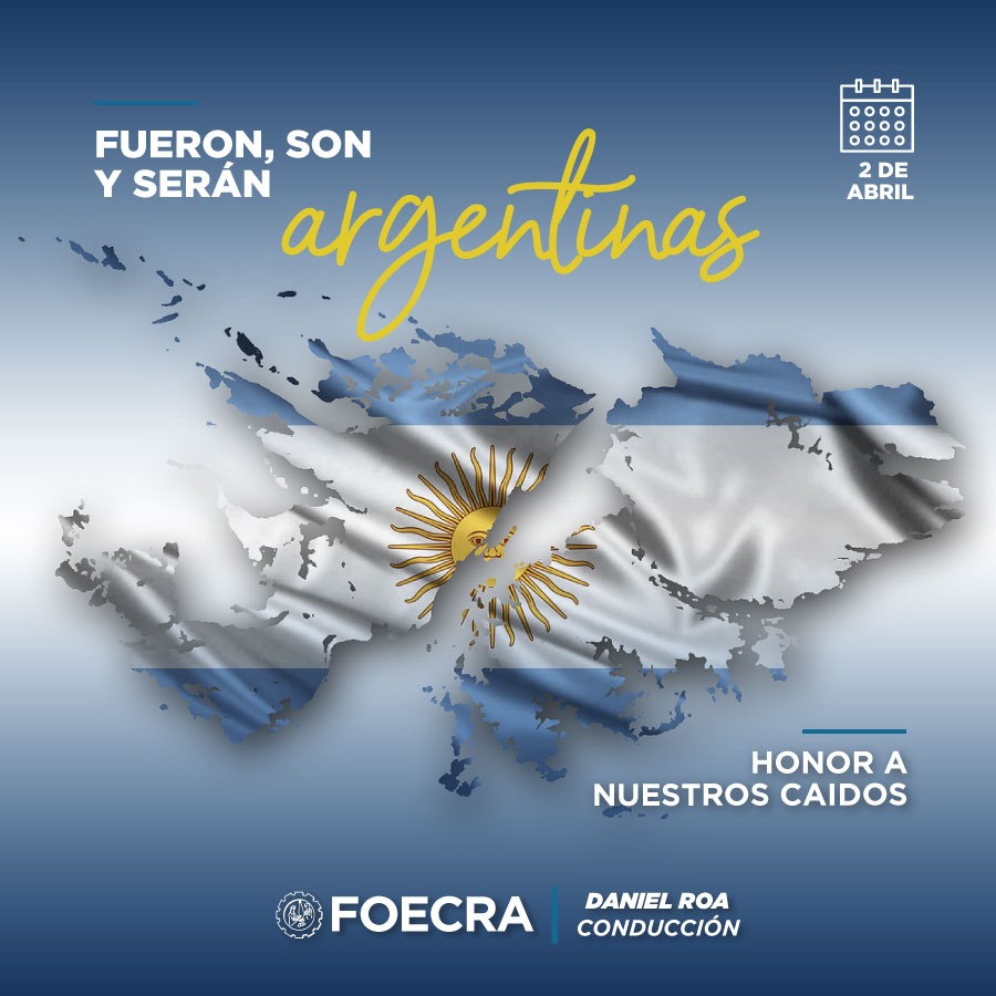 foecra's tweet photo. A 40 años de la guerra de Malvinas, la recordamos y conmemoramos a nuestros islas y héroes que lucharon por nuestro país.
Por ellos hoy y siempre las Malvinas son argentinas.
#Malvinas #40AnosdeMalvinas
#foecra #danielroaconduccion https://t.co/tr3qtX3U2U
