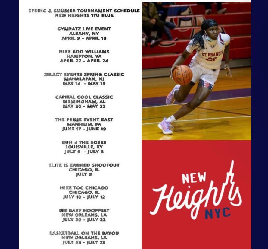 I’m excited to finally get back on the court for AAU! <a href="/NYGHoops/">NYGHoops</a> <a href="/CoachWalter2865/">Coach Walter Welsh</a> <a href="/NewHeightsNYC/">New Heights Youth Inc.</a> <a href="/FootprintzGroup/">The FOOTPRINTZ GROUP</a> <a href="/SFPGVB/">St. Francis Prep Girls Varsity Basketball</a>