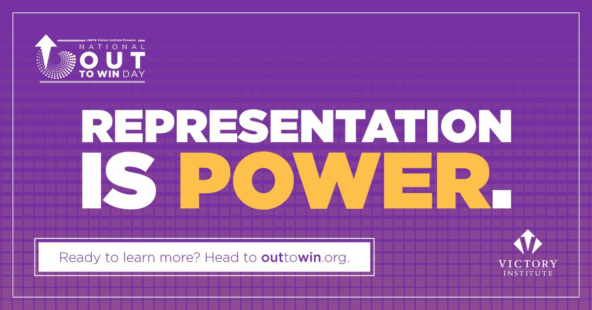 lgbtmap's tweet photo. This National #OutToWin Day, listen and hear from LGBTQ elected officials about the importance of being at the table to fight for equality at: https://t.co/Z22H6wHELh https://t.co/Q8dpQd2TbS