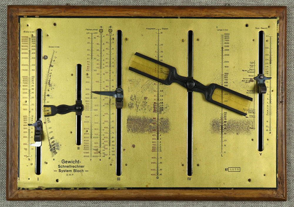nzeldes's tweet photo. New on my History of Computing site: Bloch's Gewichtschnellrechner (that's Weightrapidcomputer), an ingenious mechanical nomogram for figuring the weight of geometrical solids.
https://t.co/qSqUVi5MWj https://t.co/jHqvFO9DrD