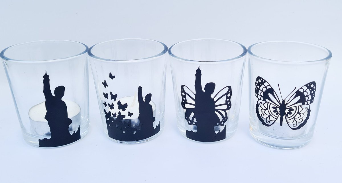 steffxrs's tweet photo. 🦋🦋🦋

I'm raising money for @BrainTumourOrg in memory of Tom Parker.

Handmade silhouette tealight holders, inspired by a clip from the rule the world music video, and butterflies from gold forever.

All profits (£4 per holder) to the charity.

https://t.co/OuMobpSPm9

❤❤❤ https://t.co/YnpMkoKaJ5