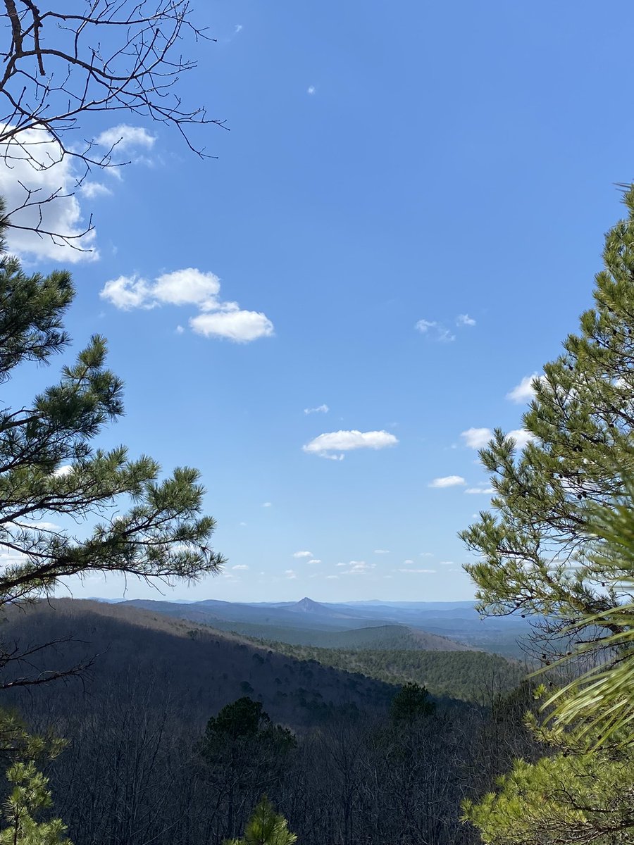 LarryConnelley's tweet image. Visiting Flatside Pinnacle Wilderness in #Ouachita #NationalForrest #Arkansas