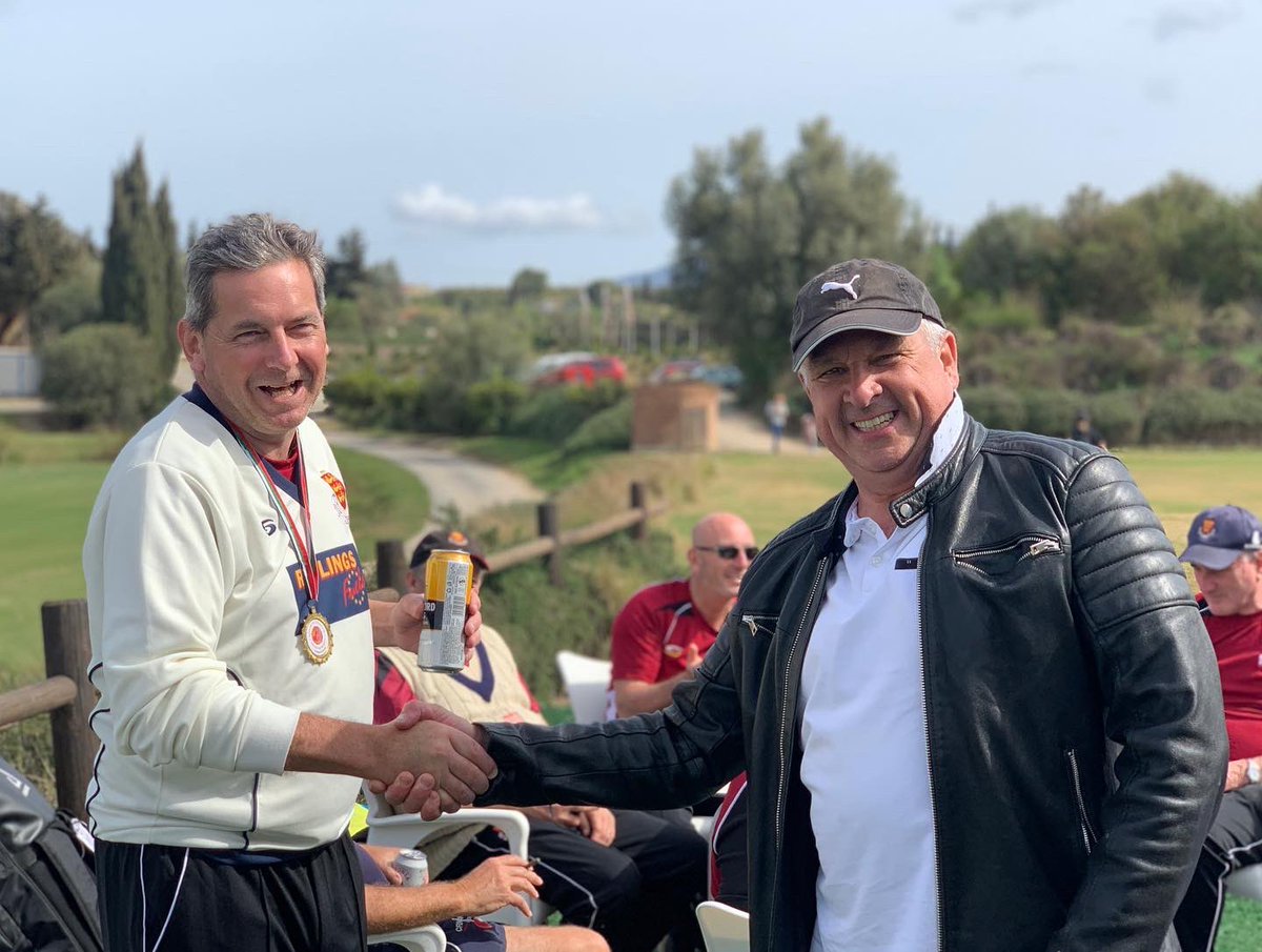 What an amazing day it has been against Odiham CC. 
@costadelsolcricket batter first and scored 172-10 in 36 overs. Odiham CC chased the target in 36.1 overs. 
Man of the match - N Bryant 8-3-11-2
@fticrickettours @fti_sports_tours @spainforsport @sportsworldspain