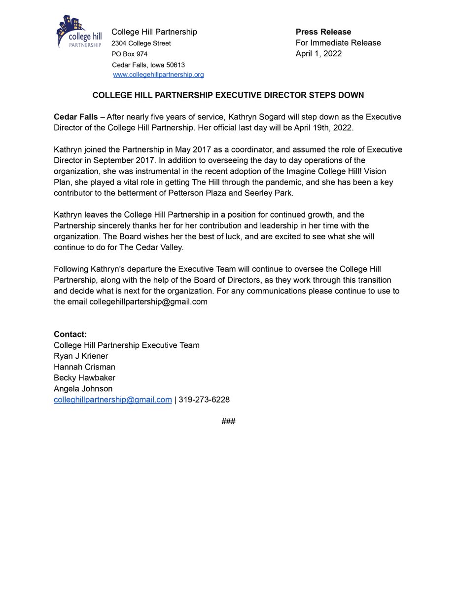 College Hill tweet media