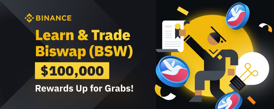 Learn &amp; Trade Biswap (BSW) - $100,000 Rewards Up for Grabs! Join? Find it in <a href="/binance/">Binance</a> App!